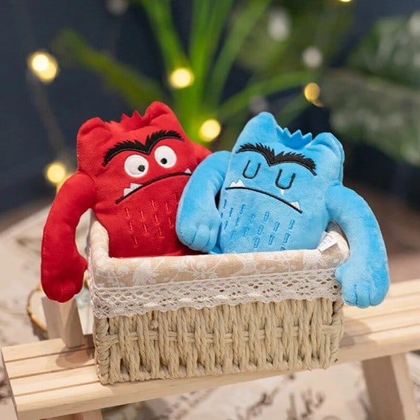 Farven Monsteret Følelser Plys Legetøj Baby Please Plushie Søde Fyldte Dukker