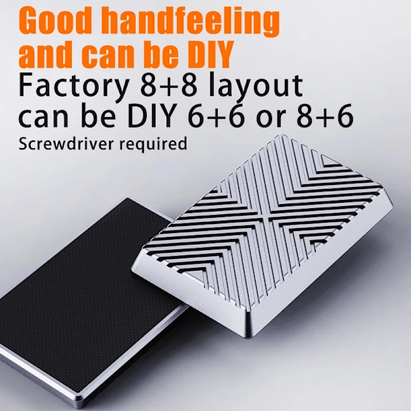Magnetic Cube Push Slider Anti Stress Metal Fidget Slider
