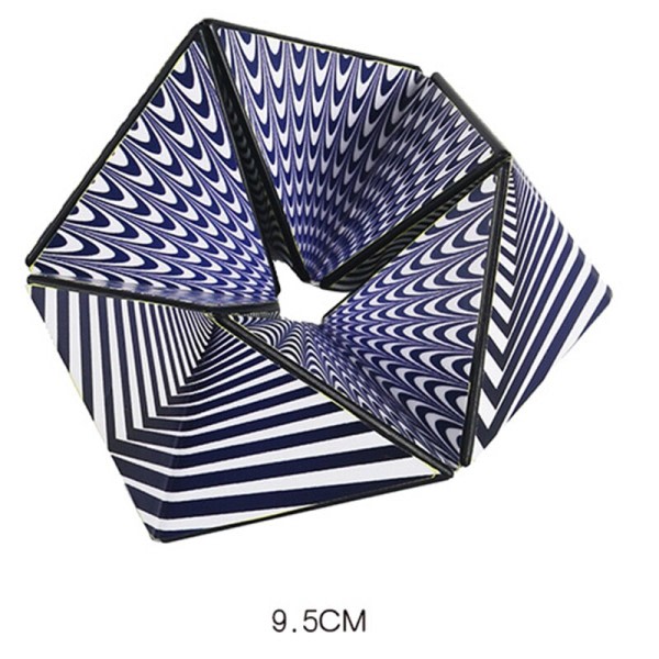 Variety Oändlig Magnetisk 3D Magic Cube Oregelbunden Flip Pussel Anti stress leksaker