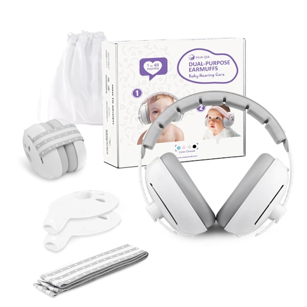 Baby öron skydd brusreducerande hörlurar 2-i-1 konvertibel design brusreducering hörselkåpor
