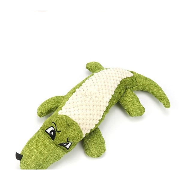 Plysch leksaker simulerad krokodil bittålig husdjur leksaker linne molars tänder rengöring hund leksaker husdjur tillbehör