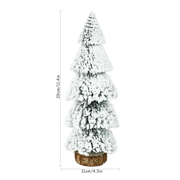 Mini liten jul träd skrivbord dekoration cederträ nål träd jul ny år hem inredning