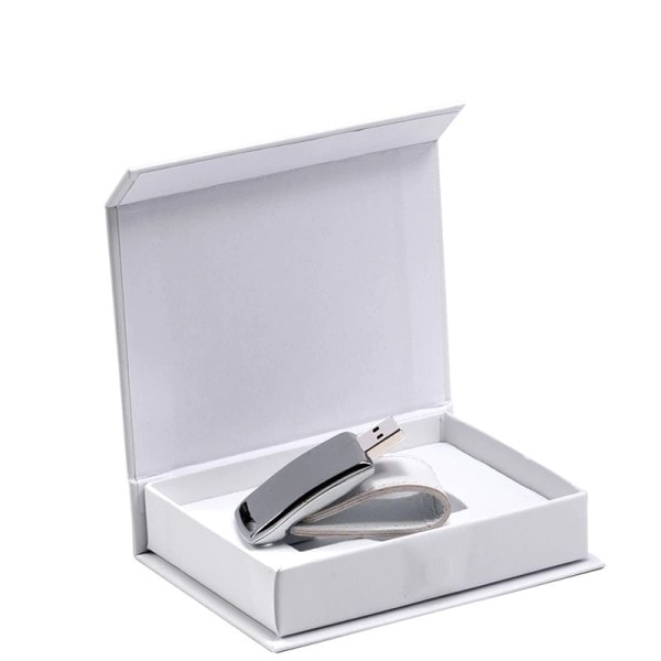Flash Pen Drives 128GB Pendrive Leather Usb + White Box
