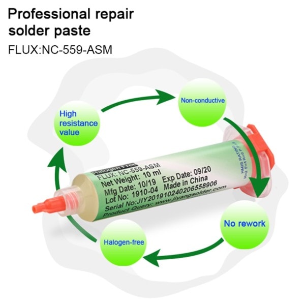 Nei Ren Lodding Flux Reballing Sveising Flux Sveising Flow Nåler Rework Verktøy