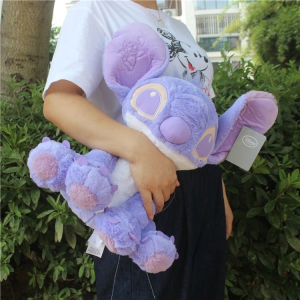Gratis forsendelse 40 cm Lilo Og Stitch Fyld Dyr Blød Dukke Lilla Sting Par Plysj Legetøj Til