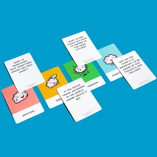 Mindfulness Talk Card Game The School of Mindfulness Mindfulness Spill for Barn Mindful Talk Cards