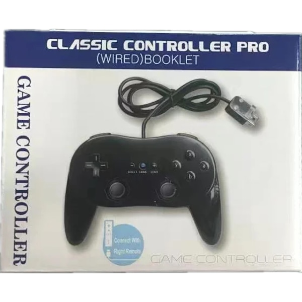 Anden Generation Classic Wired Game Controller til Wii  Game Gamepad Joypad Joystick