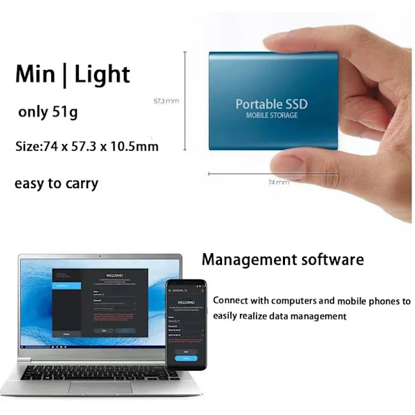 1,8"  disco duro externo USB 3.0 Typ C   ssd extern hårddisk