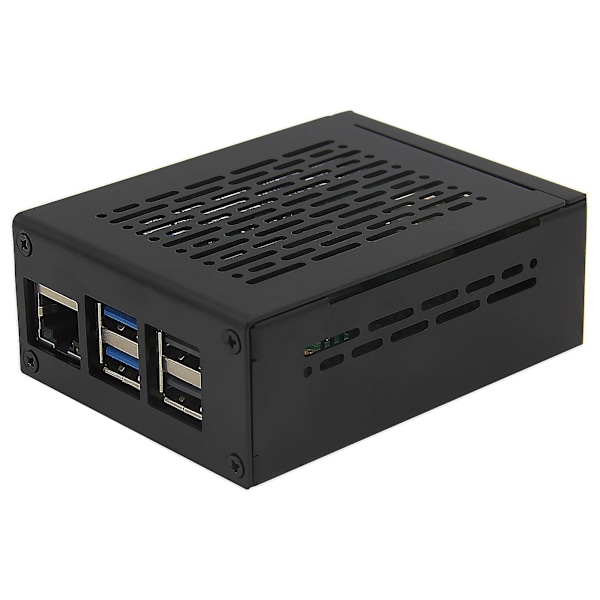 Geekbord Raspberry Pi 5 Case (P579-V2) | Support PCIe M.2 NVMe SSD Shield Top X1001 / X1003 / X1000 / X1004   Aktiv Kylare