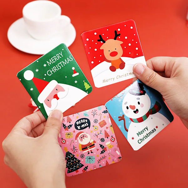 Jul advent kalender present box barn jul nyår godis kakor omslag papper box