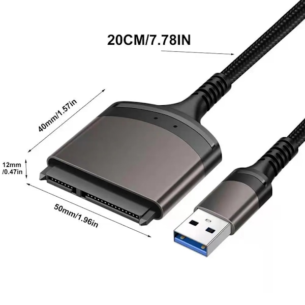 SATA USB 3.0 muunnin tyyppi C SATA sovitin kaapeli