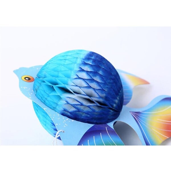 Flerfarvet Farverigt Tissue Papir Guldfisk Tropisk Fisk Hav Væsener Ornament Dekoration
