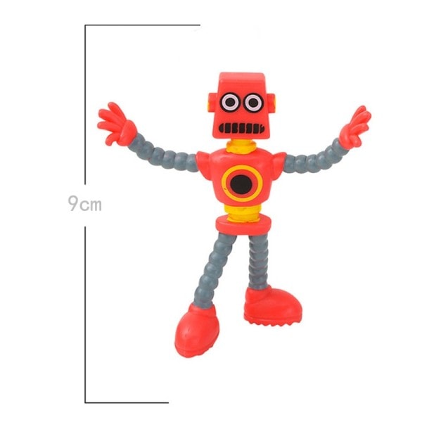 Fleksibel Bøybar Figurer Robot Leker Barn Gutter Morsomme Dekompresjon Dukke Fidget leker