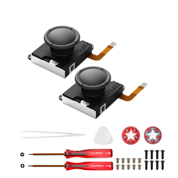 Hall Sensing Joystick for JoyCon Erstatning Ingen Drifting Elektromagnetisk Stikk