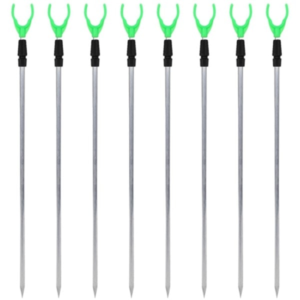8 STK Justerbar Metal Fiske Stang Holder Fast Ramme Fiske Stang