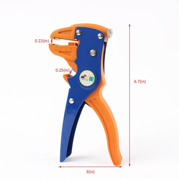 HS-700D Selvjusterende isolasjon Wire stripper automatisk wire stripper stripping rekkevidde 0,25-2,5mm2