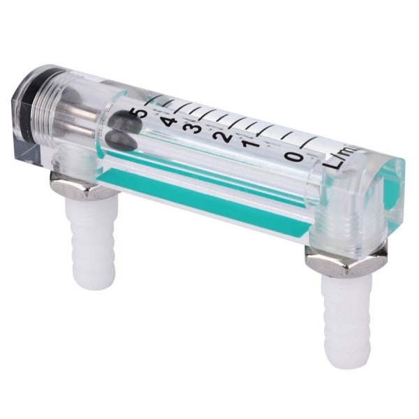 Luft Flow Rate Gauge 1~5LPM Air Measuring Flowmåler Gas Flow Meter Recorder