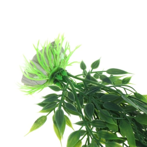 Undervanns akvarium dekorasjon kunstig vann plante pynt fisk tank gress