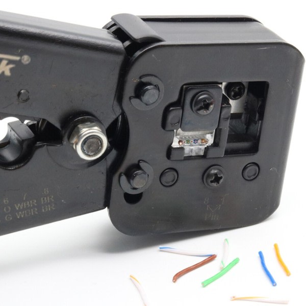 Crimper wire nettverk verktøy tang rj12 cat5 cat6 rj kabel nettverk stripper krympe klemme klip