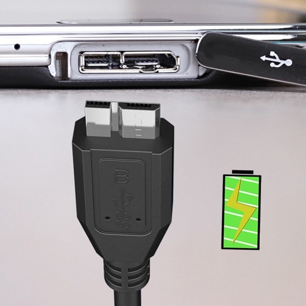 USB 3.0 Typ A till USB3.0 Micro B Hane Adapter Kabel Data Sync kabel sladd för extern hårddisk disk  kabel