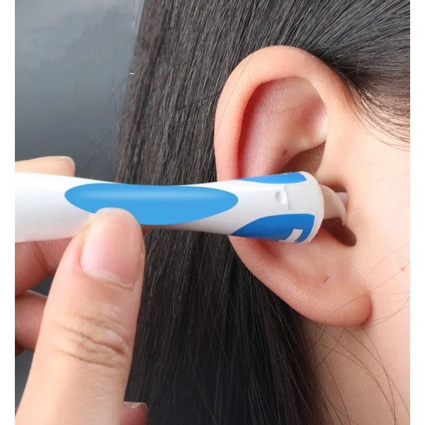 16 Ear Cleaning Set Ear Scoop Cleaning Ear Wax Silicone Soft Spiral Beauty Care Gadget