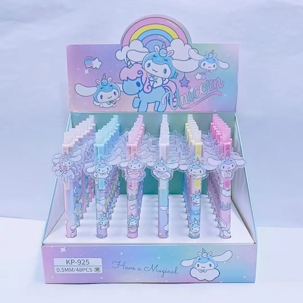 48 biter Eske Tegneserie Cinnamoroll Pochacco Søt Student Skriv Trykk Patch Penner