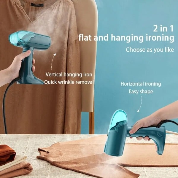 Beklædningsgenstand Steamer Mini Portable Håndholdt Damp Iron 128ml Foldbar