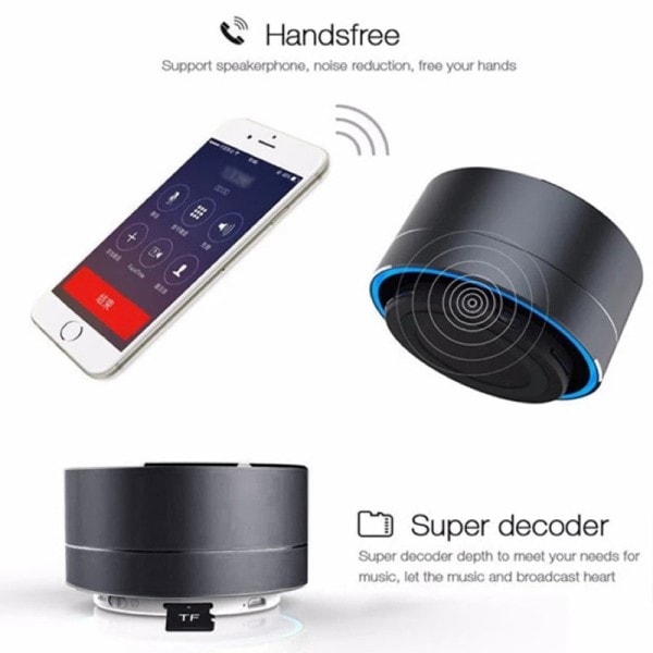 Trådløs Bluetooth Lyd Mobil Telefon Subwoofer Mini Kort Datamaskin Utendørs Bærbar Mini Sound Box