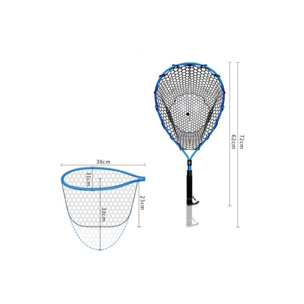 Dip Net Folding Portable Lure Net Lomme Ultra Light Big Fish Fishing Net
