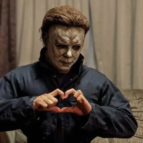Halloween Michael Myers Maske Skræmmende Killer Fuld Hoved Maske