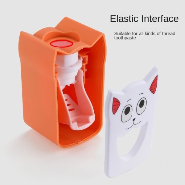 Tecknad Automatisk Tandkräm Dispenser Tandkräm Klämning