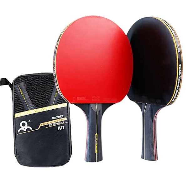 6 Star Bord Tennis Racket 2 deler Professional PingPong Racket Set