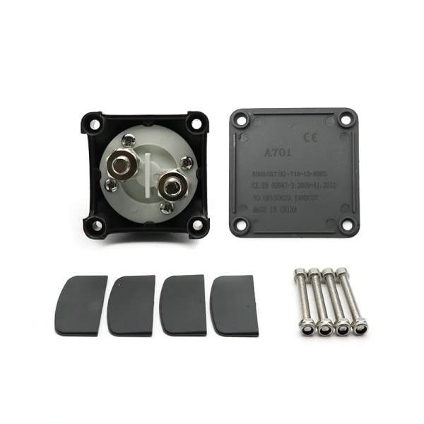 RV Marine Båd Bil Lastbil Auto Yacht Batteri Isolator Afbryd Vælger Rotary Switch Cut Off Kill Main Power Switch
