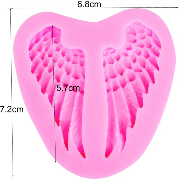 Engle vinger 1 stk UV harpiks silikone form