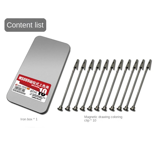 <p>Model Metal Magnetisk Sprayning Klämmor Klämma med Förvaring Låda Modell Målning Verktyg&nbsp;</p>