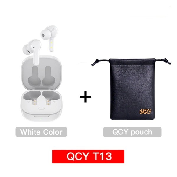 T13 Bluetooth Hovedtelefoner V5.1 Trådløs TWS Øretelefoner Touch Control Earbuds 4 mikrofoner