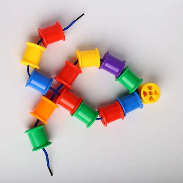 Langoitus lelu lapsi puuvilla kela käsityöt materiaalit hieno moottori taidot Montessori koulutus lelut