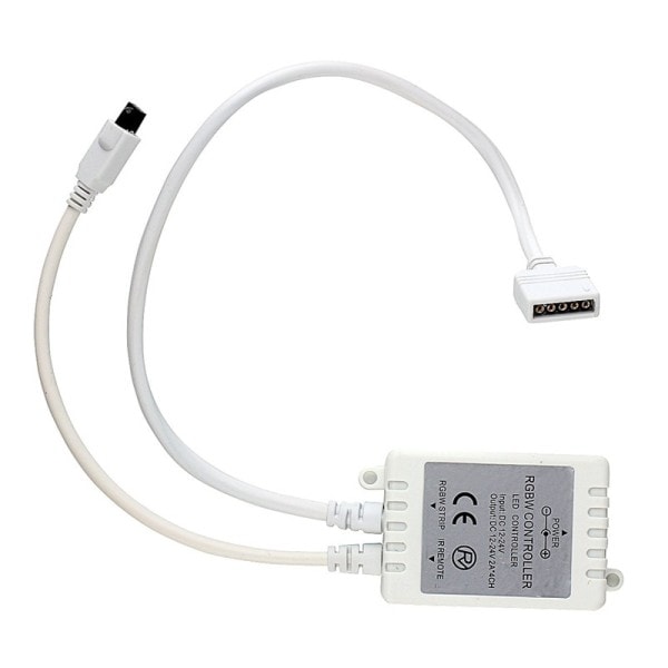 4 kanavaa DC 12V - 24V RGBW LED ohjain himmennin 40 avain 5 nastaa IR kaukosäädin ohjain