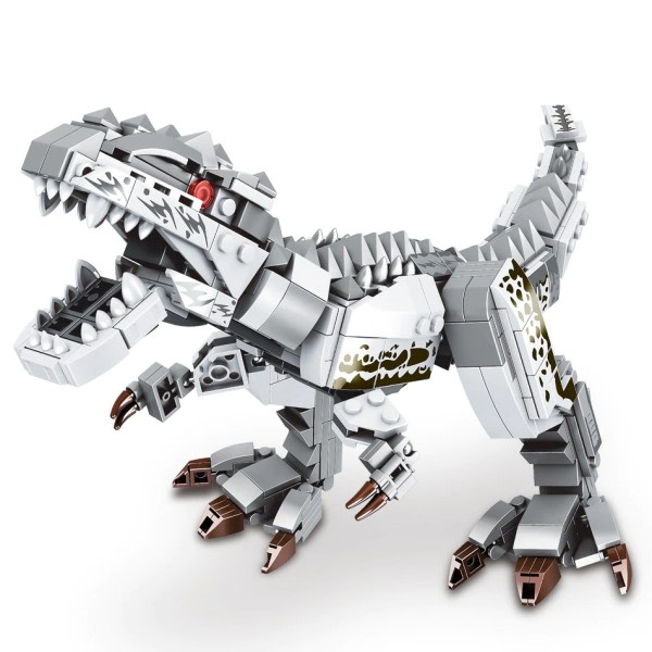 Jurassic Indominus Rex Dinosaur World Mall Bilding Blocks City Triceratops Velociraptor