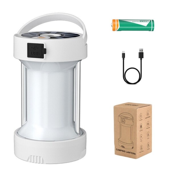 Camping utrustning Lantern Utomhus Solar Nödläge Ljus Multifunktionell Tält Ljus