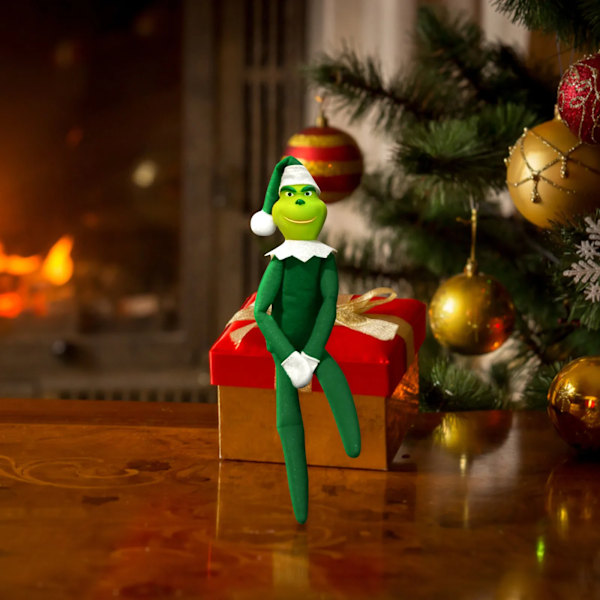 jul söt tomte docka plysch ben docka hänge jul träd prydnad