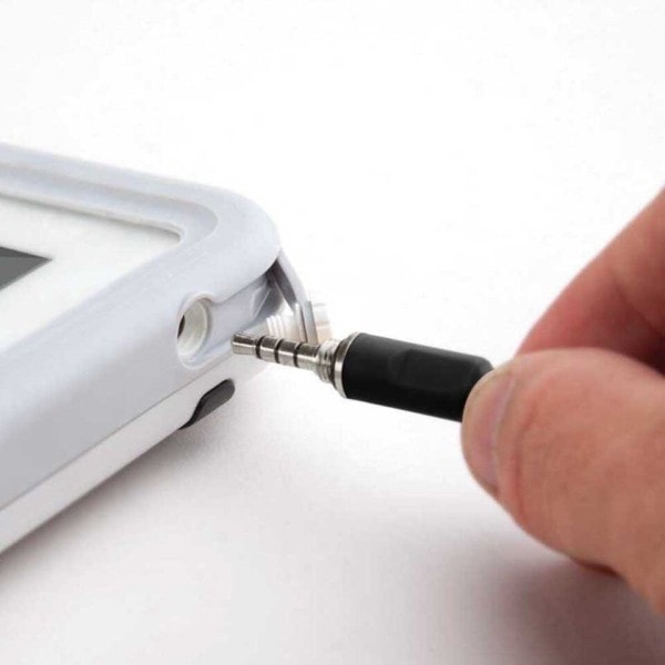 5 stk 3,5 mm hodetelefon kontakt hann to kanals lyd jack plugg