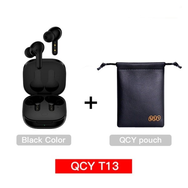 T13 Bluetooth Hovedtelefoner V5.1 Trådløs TWS Øretelefoner Touch Control Earbuds 4 mikrofoner