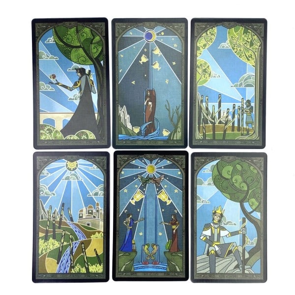 Ødelagt speil Tarot spådom kort samling blits kort spill bord leker