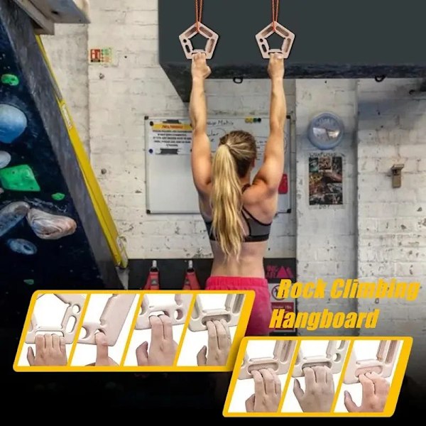 Pull-Up Board Hangboard Rock Kiipeily sormi vahvistin laudat treeni kyynärvarsi vahvistin harjoitus työkalu ulkona kiipeily