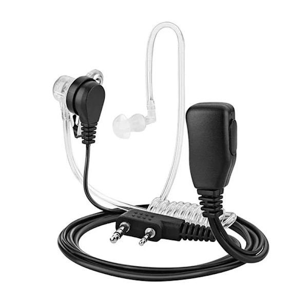 1 piece Air Akustisk Tube Headset For Baofeng Radio Walkie Talkie K Port Earphone PTT Med Microphone