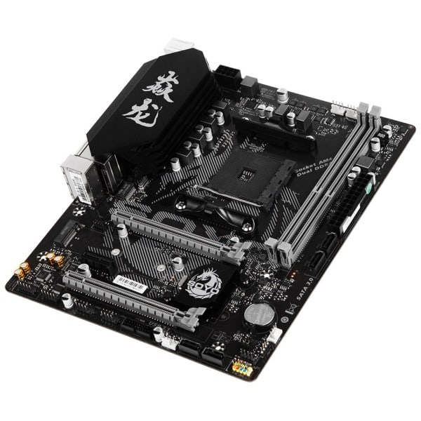 Monarch Dragon AMD B550M Gaming Moderkort USB3.1 M.2 Nvme Sata3 Stöd R5 3600 CPU (AM4 socket