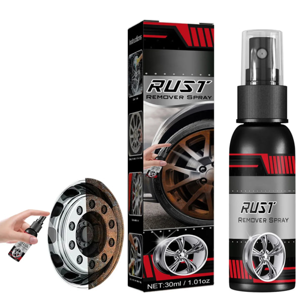 Rust fjerner Rusting Spray Bil Vedlikehold Rengjøring Metal Krom Maling Rengjør Anti-rust Smøremiddel