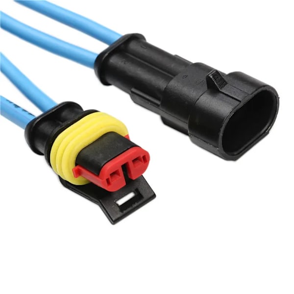 269 deler HID Vanntette Konnektorer 1/2/3/4 Pin Bil Elektrisk Elektrisk Wire Konnektor Plug Truck Sele