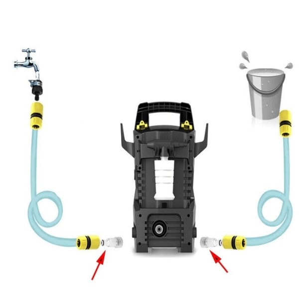Plast Maskin Vand Filter Højtryk Tilslutning Passer Til Karcher K2-K7 Serie Tryk vaskere